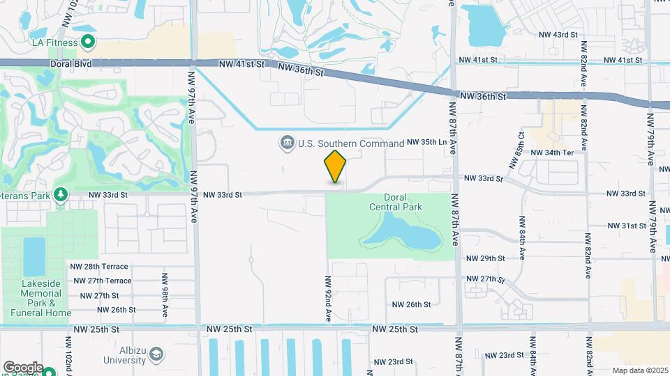 9115 NW 33rd St Map and Location Details