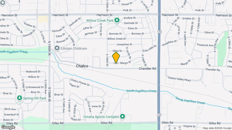 14903 Margo St Map and Location Details