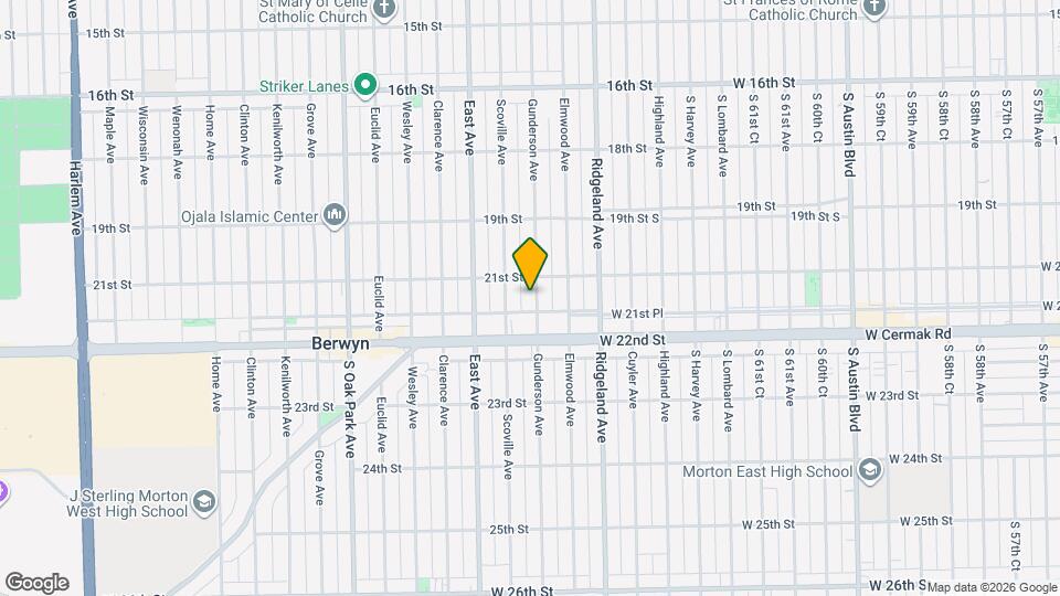 2116 Gunderson Ave Map and Location Details
