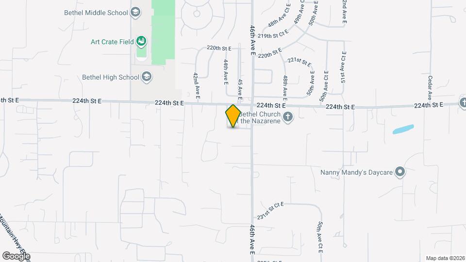 4420 225th St Ct E Map and Location Details