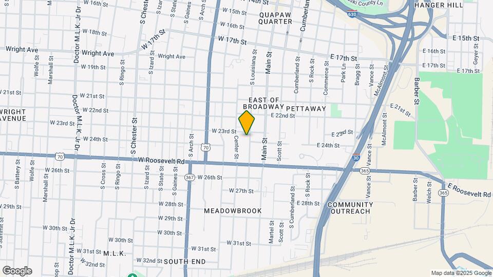 2318 S Louisiana St Map and Location Details