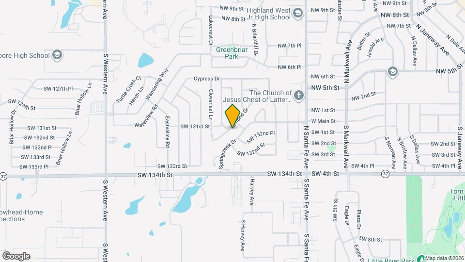 13212 Almond Dr Map and Location Details