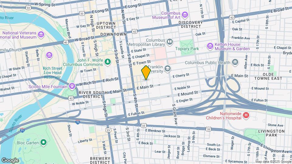 265 S 5th St Map and Location Details