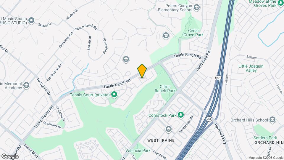 2635 Palmetto Map and Location Details