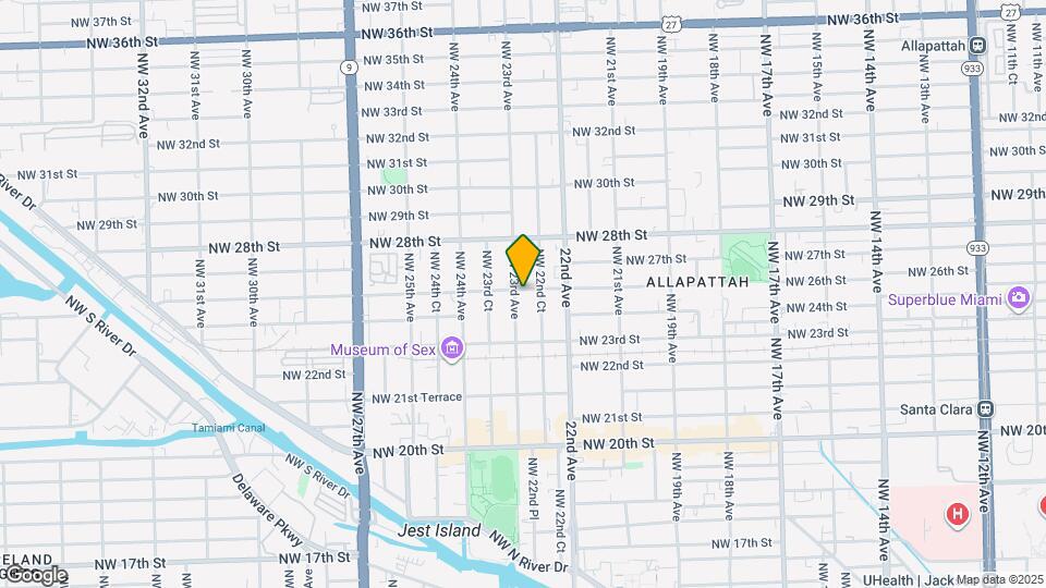 2292 NW 26th St Map and Location Details