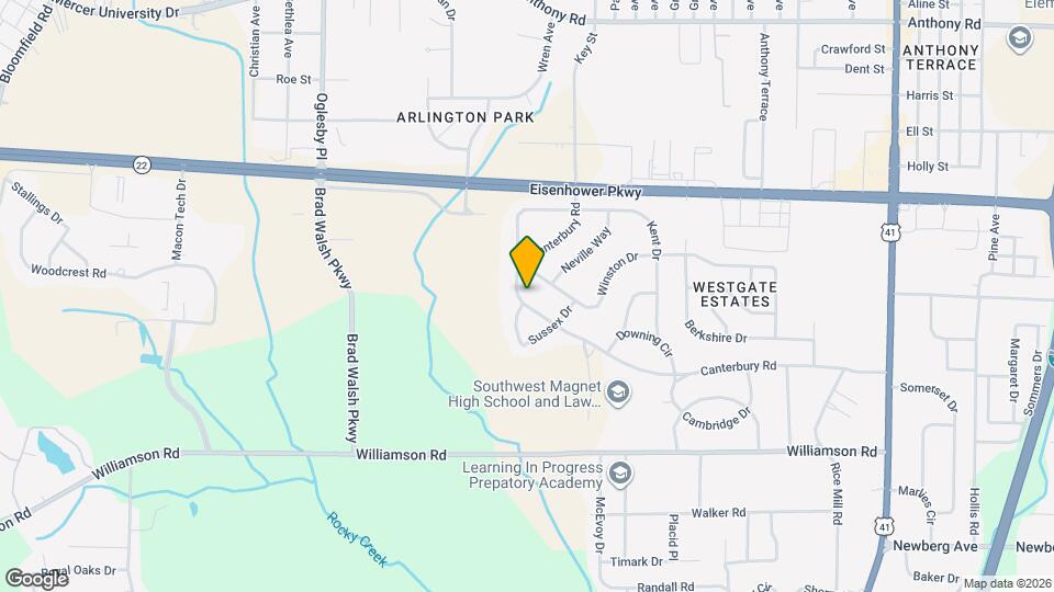 1843 Canterbury Rd Map and Location Details