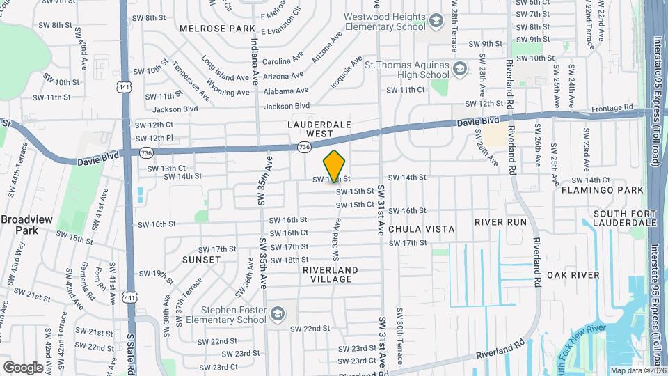 3305 SW 15th St Mapa y Detalles de la Ubicación
