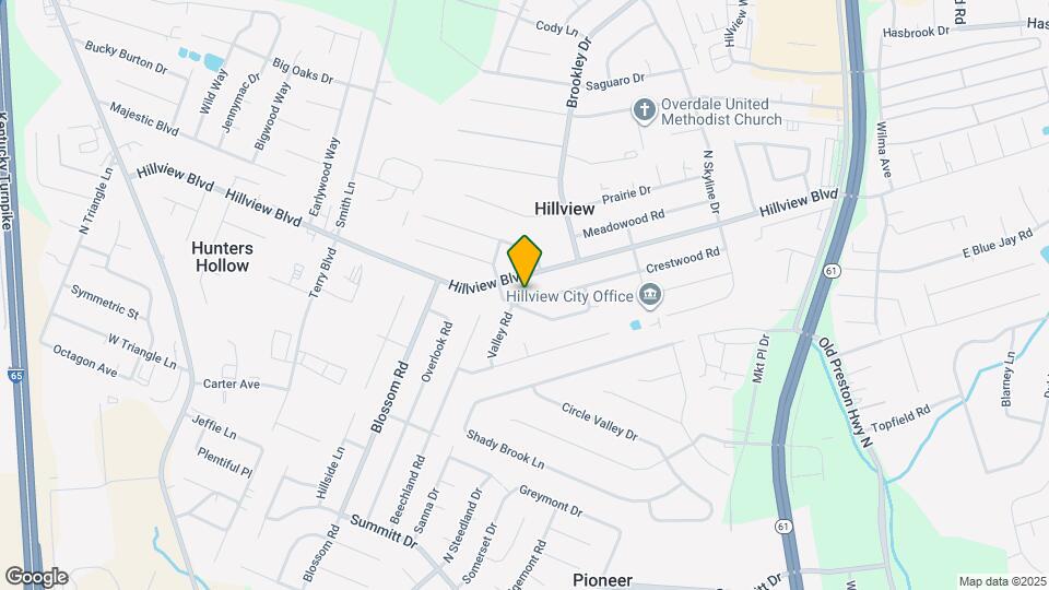 536 Crestwood Rd Map and Location Details