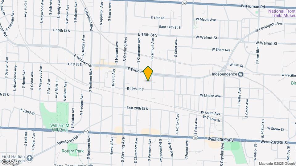 1822 S Vermont Ave Map and Location Details