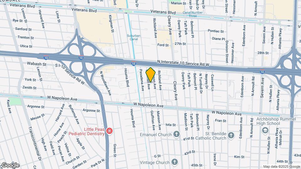 2321 Giuffrias Ave Mapa y Detalles de la Ubicación