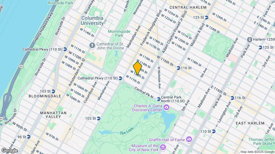232 W 112th St Mapa y Detalles de la Ubicación