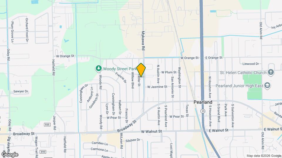 2205 Cedar St Mapa y Detalles de la Ubicación