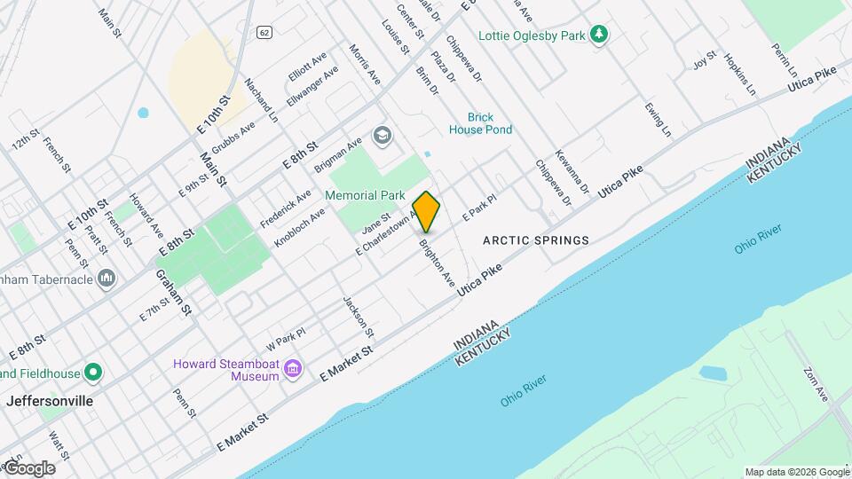 400 E Park Pl Map and Location Details