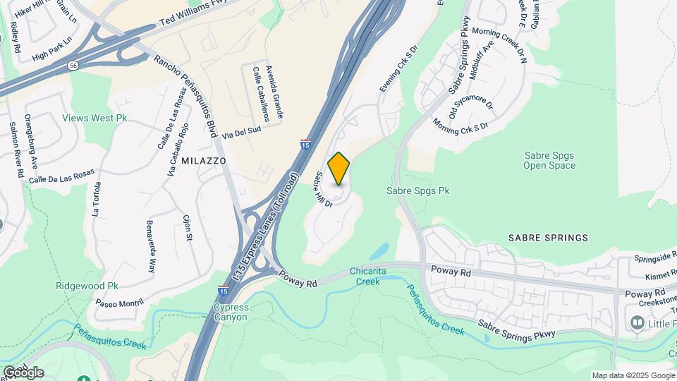 10750 Sabre Hill Dr Map and Location Details