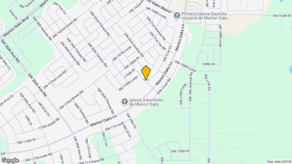 17070 SW 22nd Terrace Rd Mapa y Detalles de la Ubicación