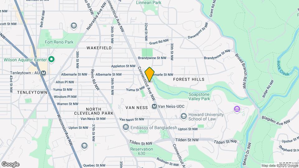 Park Van Ness Map and Location Details