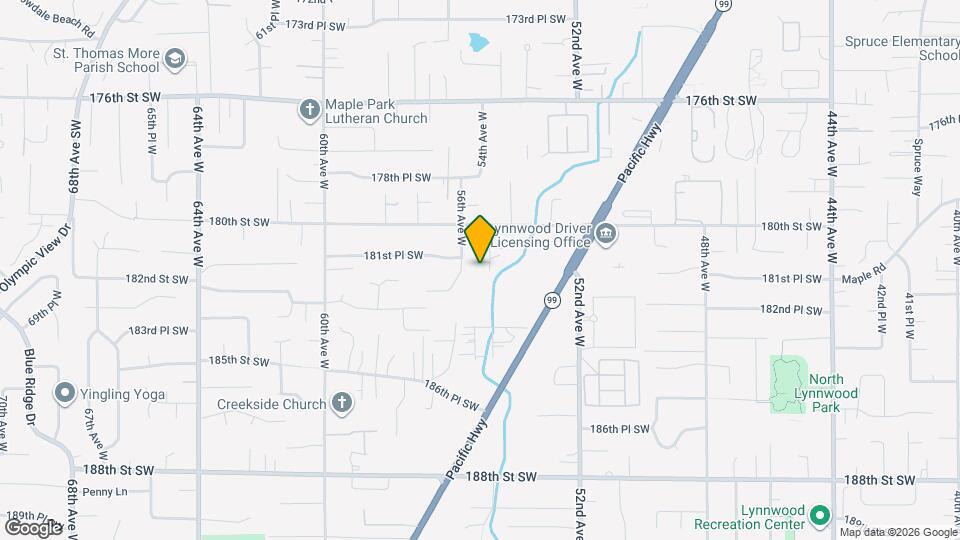 18116 54th Pl W, Unit 3 Map and Location Details