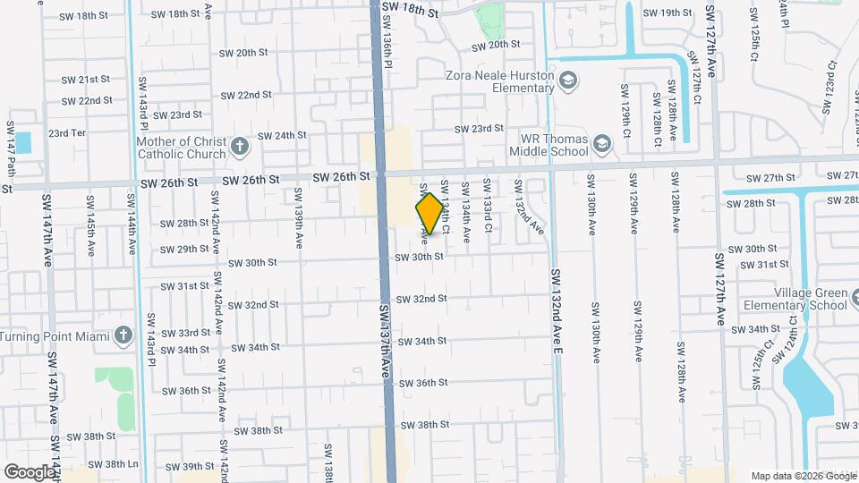 2931 SW 135th Ave Map and Location Details