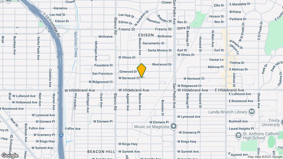 636 W Norwood Ct Map and Location Details