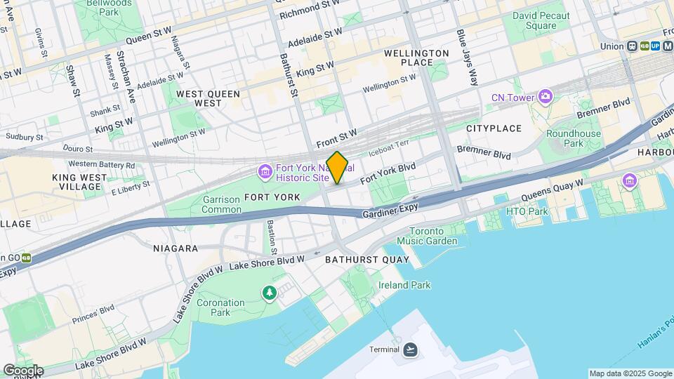 145 Fort York Blvd Map and Location Details