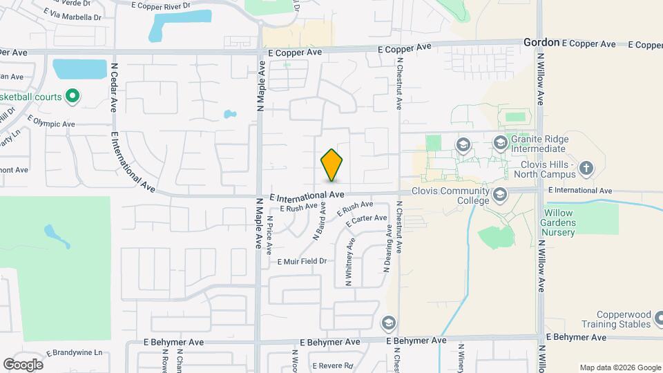 10509 N Sierra Vista Ave Map and Location Details