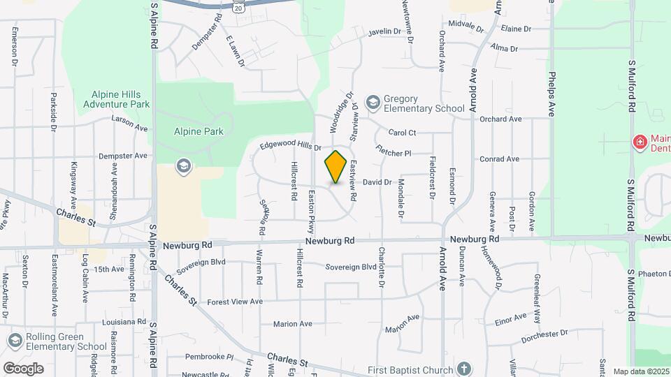 1210 Woodridge Dr Map and Location Details