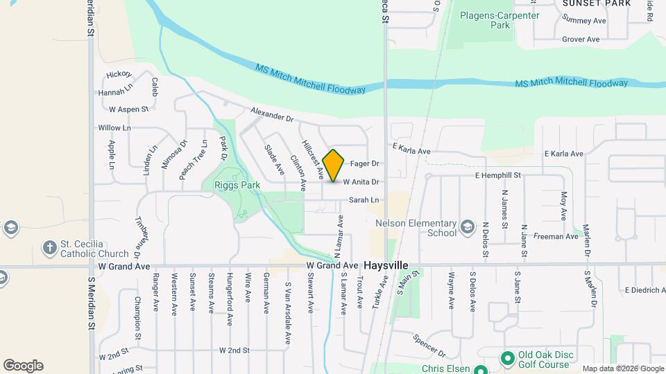 315 W Anita Dr Map and Location Details