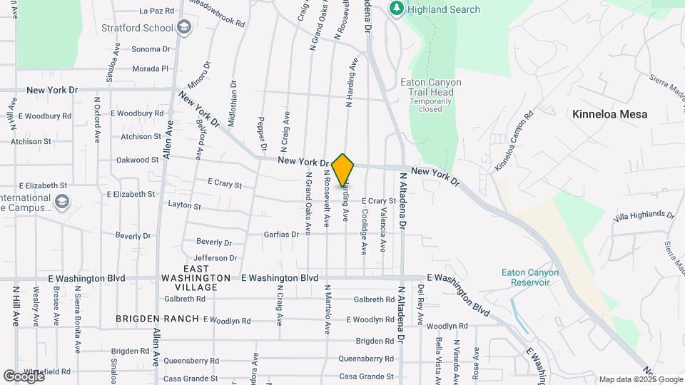 1579 N Harding Ave Map and Location Details