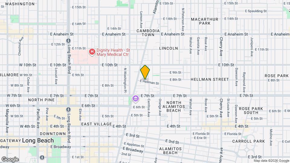 1066 E Hellman St Map and Location Details