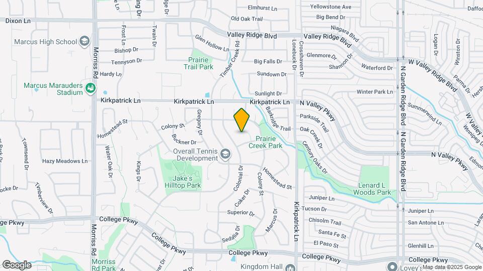 5329 Ponder Pl Map and Location Details