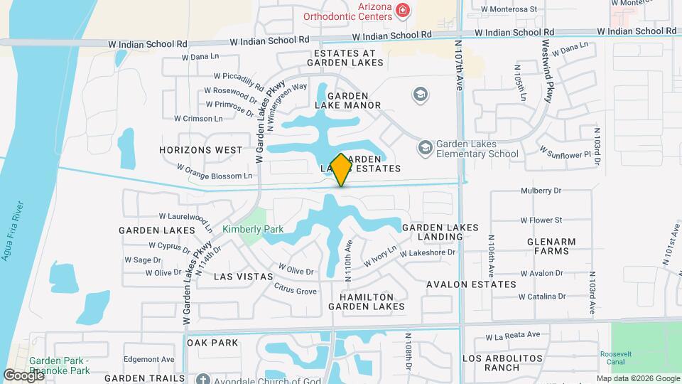 11022 W Laurelwood Ln Map and Location Details