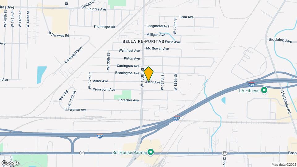 12909 Astor Ave Map and Location Details