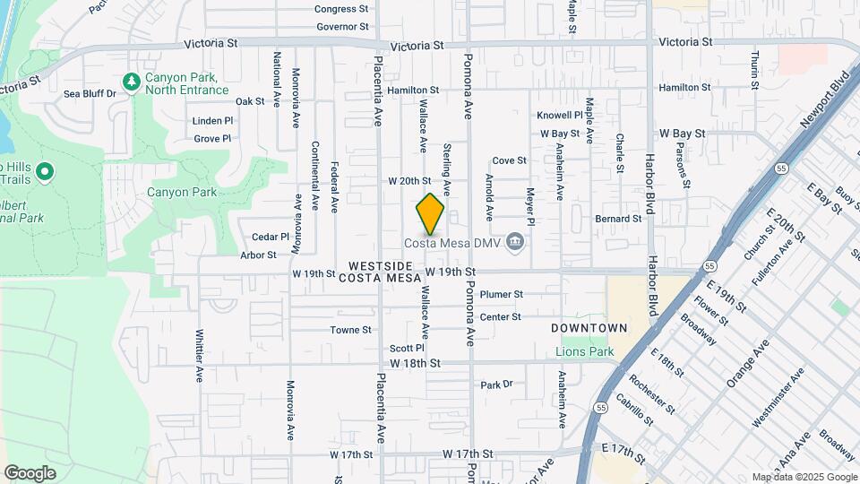 Costa Mesa Family Village Map and Location Details