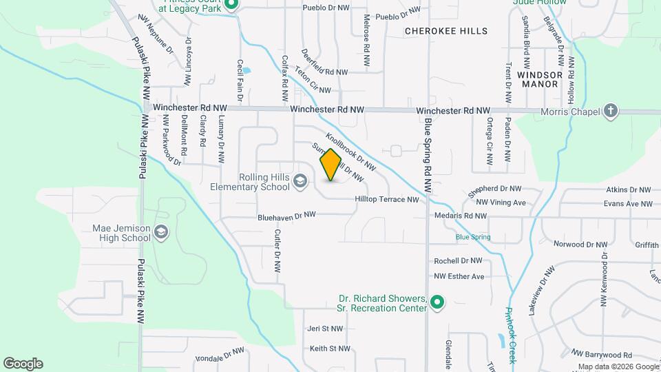 4017 Summerhill Pl NW Map and Location Details