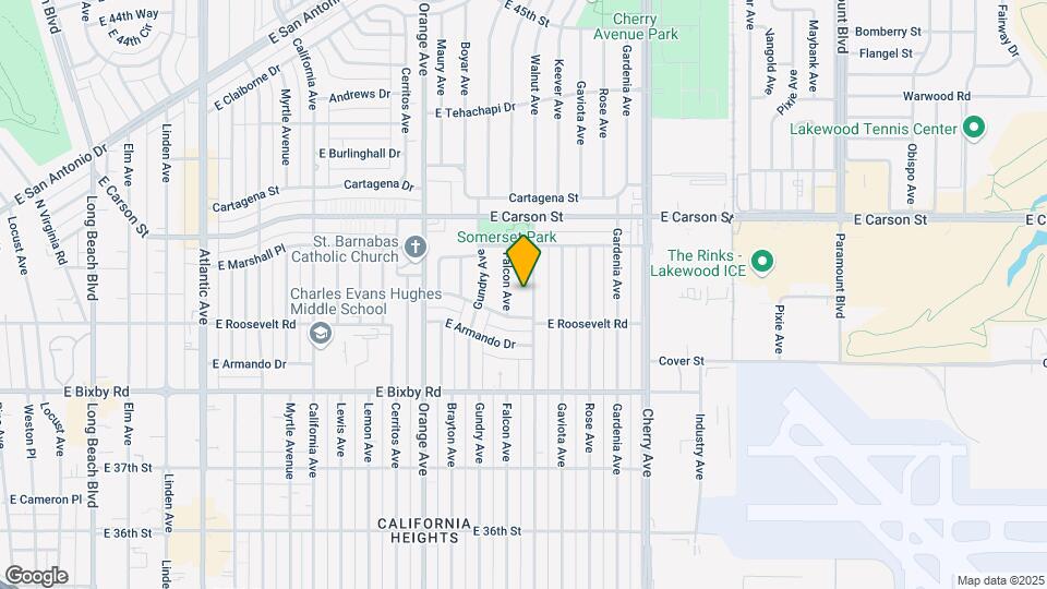 3931 Walnut Ave Map and Location Details