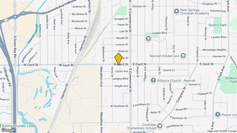 136 W Cecil St Map and Location Details