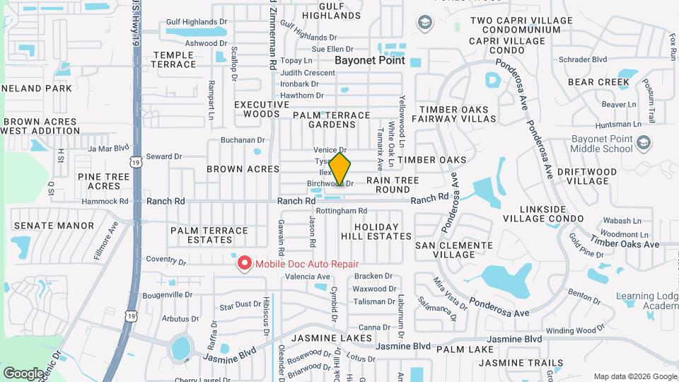 7721 Arbordale Dr Map and Location Details