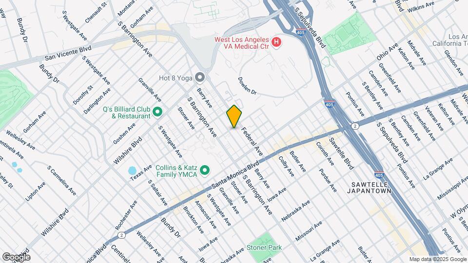 1408 Barry Ave Mapa y Detalles de la Ubicación