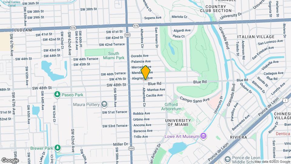 4731 Alhambra Cir Map and Location Details