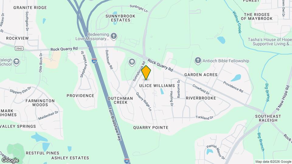 3741 Tryon Ridge Dr Map and Location Details