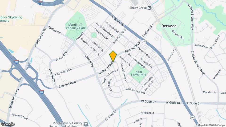 410 Redland Blvd Map and Location Details