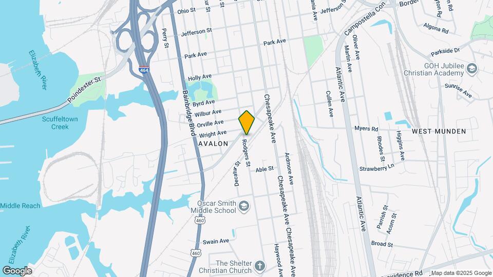 1720 Seaboard Ave Map and Location Details