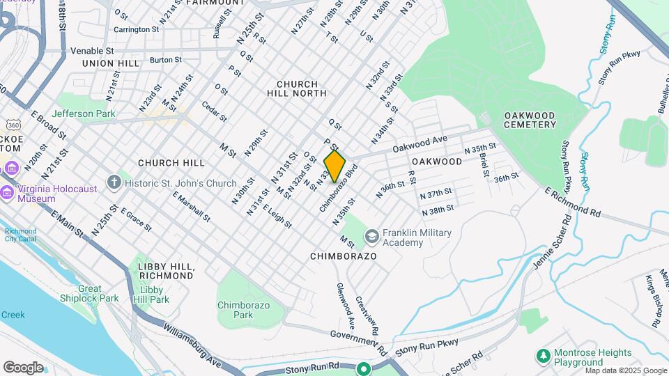 812 Chimborazo Blvd Map and Location Details