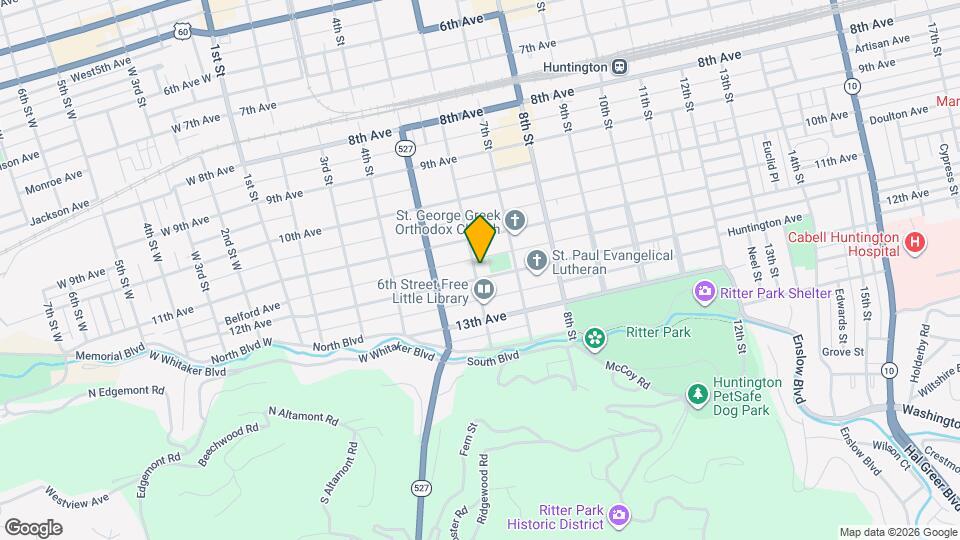 604 12th Ave Map and Location Details