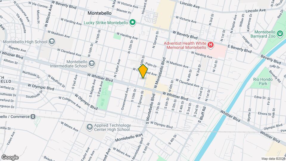 123 N Spruce St Mapa y Detalles de la Ubicación