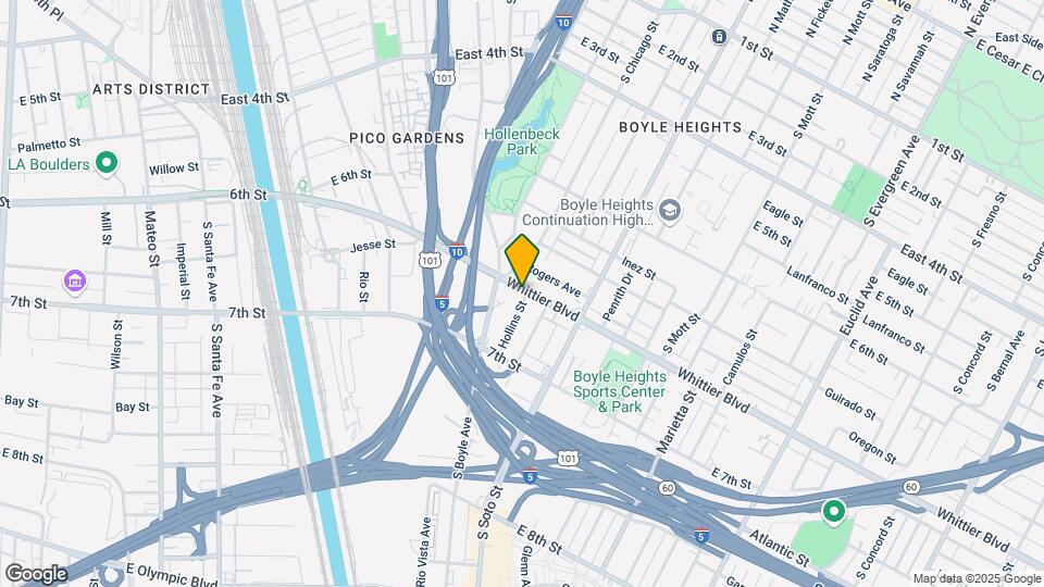 2226-2230 Whittier Blvd Map and Location Details