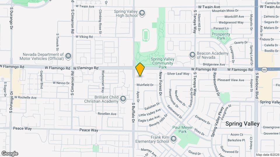 4165 Moorcroft St Map and Location Details