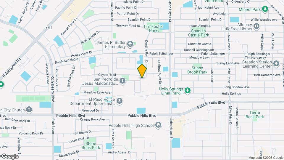 14422 Coyote Trail Map and Location Details