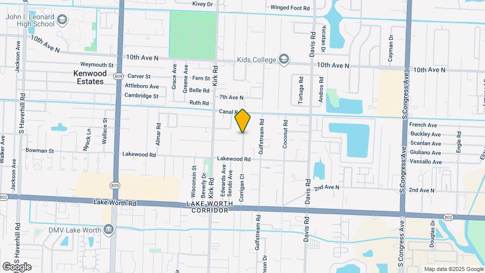 3635 Corrigan Ct Map and Location Details
