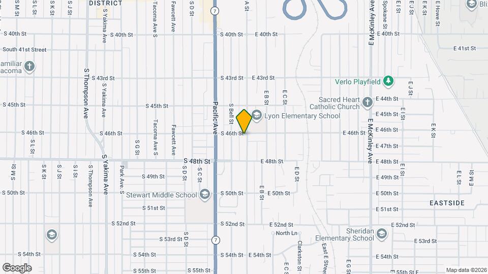 102 S 46th St Map and Location Details